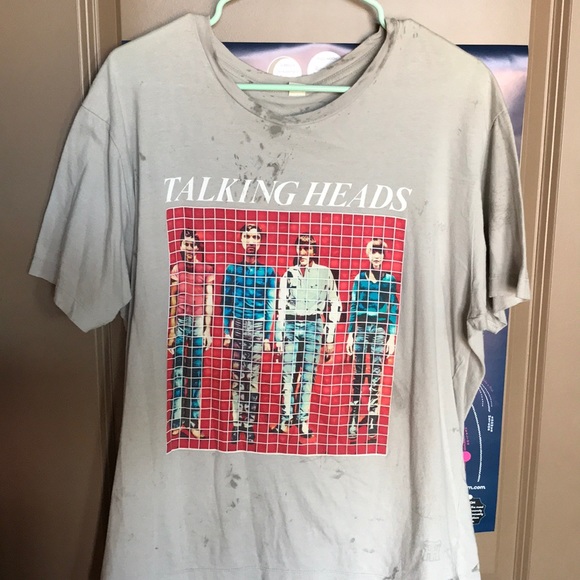 talking heads t shirt vintage